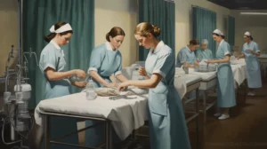 Медсёстры в клинике